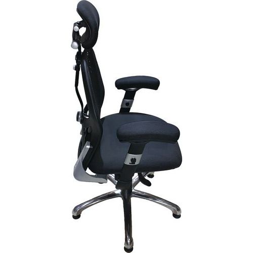 High Back Managers Chair With Headrest - Wheels Or Glides – Cosmic