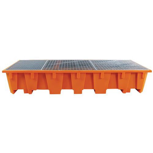 Spill tray for 3 IBC - 1650 L - Manutan Expert