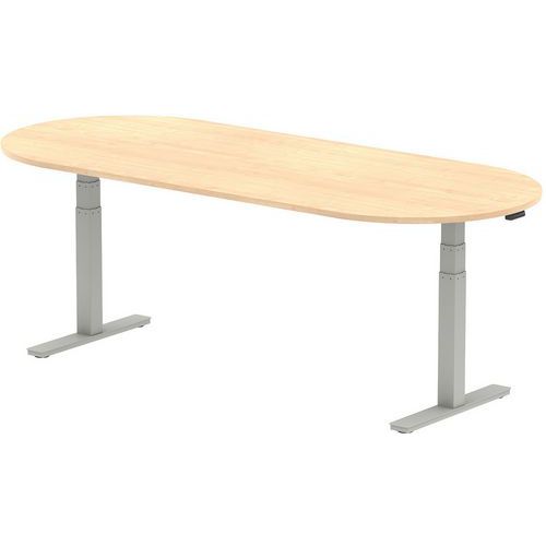 Height Adjustable Office Table/Meeting Desk - 180-240cm High - Impulse