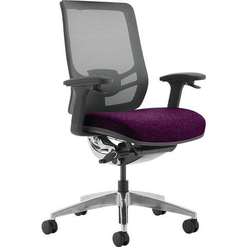 Ergonomic Operator Office Chair - Mesh/Fabric - Dynamic Ergo Click
