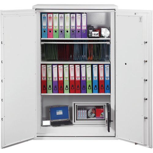 Office Cupboard & Safe - Fingerprint Lock - Fire Resistant - Phoenix