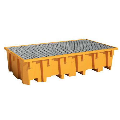 Spill tray for 2 IBC - 1330 L - Manutan Expert