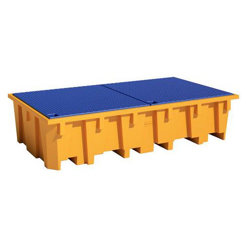 Spill tray for 2 IBC - 1330 L - Manutan Expert