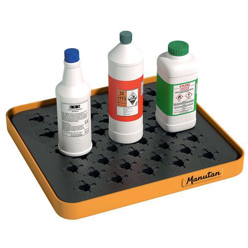 Square laboratory spill tray, 5 and 10 L - Manutan