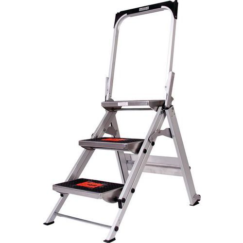 Small Aluminium Step Ladders - 2-4 Treads - Little Giant® Safety Steps