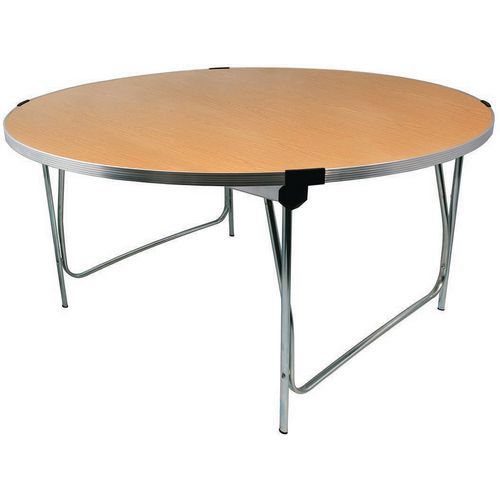 4FT Round Versatile Folding Tables - Heavy-Duty for Events & Banquets