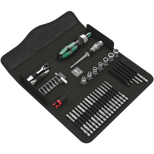 41-piece bit case - Kraftform Kompakt H1 Holz - Wera