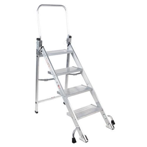 Professional Aluminium Stepladder - 2,3 & 4 Wide Steps - Manutan Expert