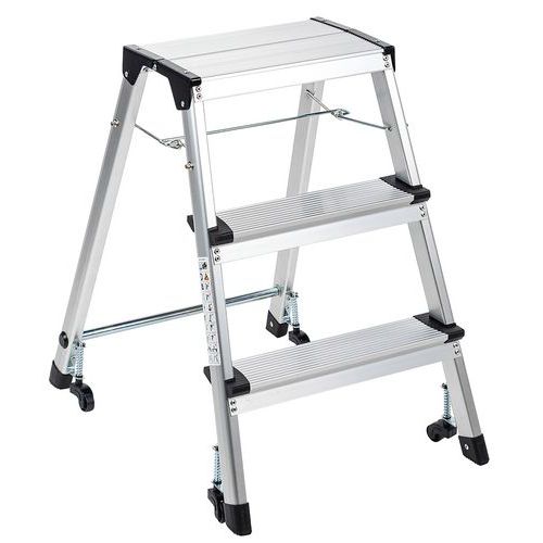 Folding single-access stepstool - Manutan Expert
