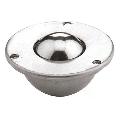 Ball transfer unit with flange - 3-screw fixing - Capacity of 80 to 120 kg Ball transfer unit with flange - 3-screw fixing - Capacity of 80 to 120 kg