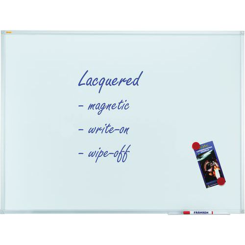Marker Pen Drywipe Whiteboard With Mounting Kit - Steel - X-tra!Line