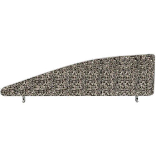 Office Acoustic Angled Desk Screen/Divider - Absorbs Sound - Impulse+