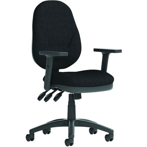 Ergonomic Home/Office Chair - Mobile - Fabric/Mesh Backs - Eclipse+ XL