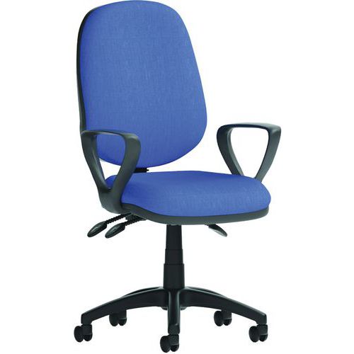 Ergonomic Home/Office Chair - Mobile - Fabric/Mesh Backs - Eclipse+III