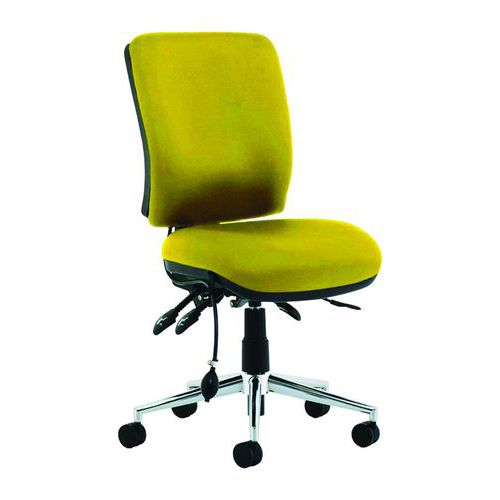 Ergonomic Task Operator Home/Office Chair - Fabric - Mobile - Chiro