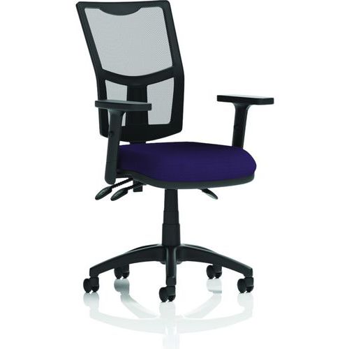 Ergonomic Home/Office Chair - Mobile - Fabric/Mesh Backs - Eclipse+III