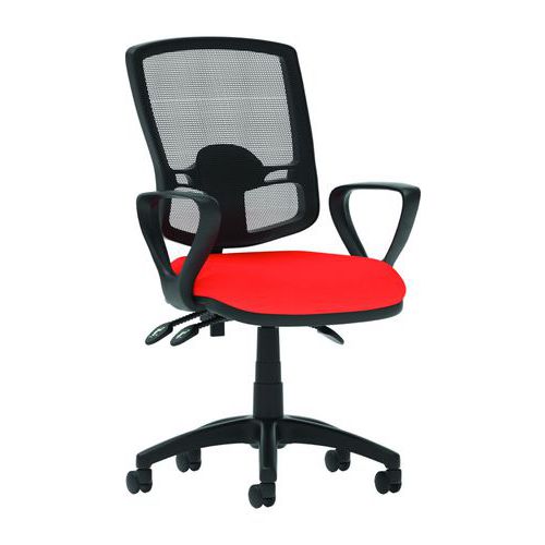 Mesh Task Operator Home/Office Chair - Ergonomic & Mobile -Eclipse+III