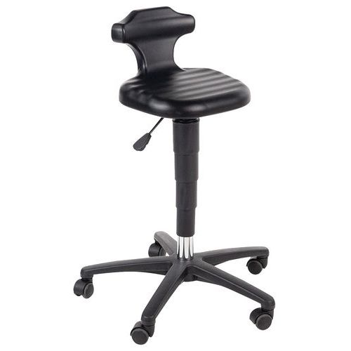 Bimos sit/stand stool - Base on castors Bimos sit/stand stool - Base on castors
