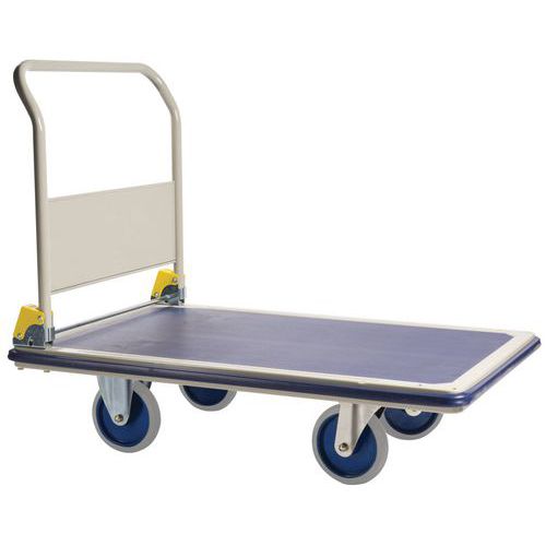 Steel Flatbed Platform Trolley - 150-500kg Capacity -Material Handling