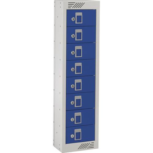 Mobile Phone Locker - 4 Or 8 Doors - PPE/Personal Effects Storage