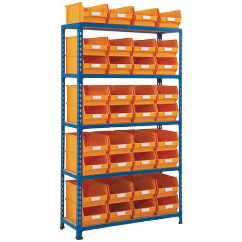 Rapid 2 Shelving Bay (1600h x 915w) With 36 Picking Bins