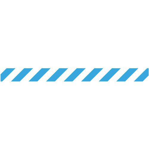 Striped social distancing adhesive tape without text
