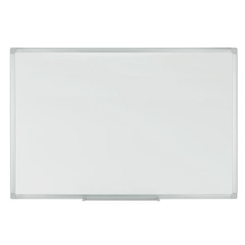 Magnetic Wall Whiteboard - Erasable Lacquered Surface - Manutan Expert