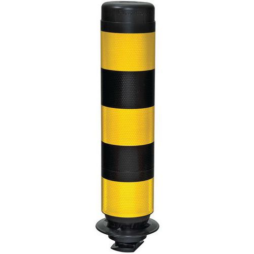 Self-Righting Reflective Flexible Traffic Bollards - No Base - Moravia
