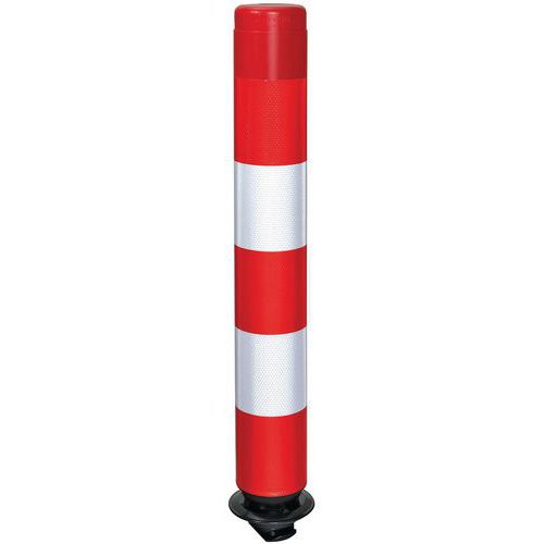 Self-Righting Reflective Flexible Traffic Bollards - No Base - Moravia