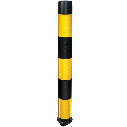 Self-Righting Reflective Flexible Traffic Bollards - No Base - Moravia
