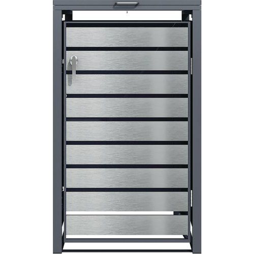Metal Outdoor Household Wheelie Bin Storage Unit - Phoenix Safe