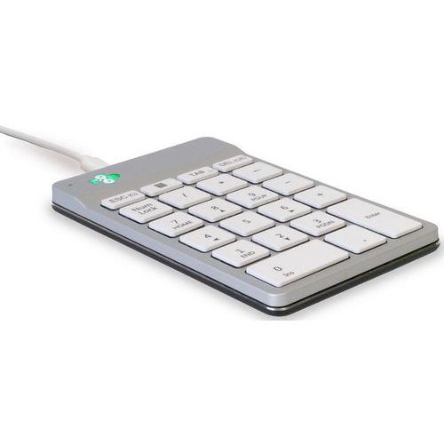 Numpad Break Bluetooth wireless numeric keyboard - White - R-Go Tools