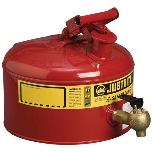 Safety dispensing can, 8 l and 19 l - Justrite