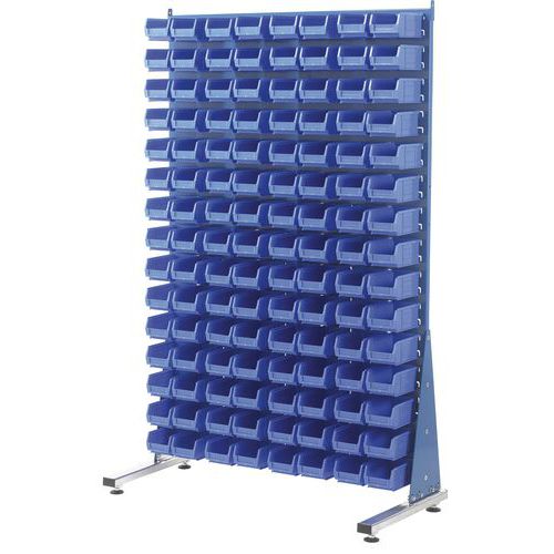 Single Sided Louvre Storage Panel With Picking Bins - Barton Spacemasters