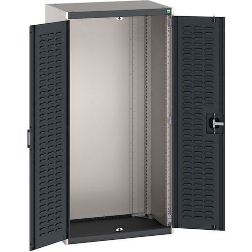 Bott Cubio CNC Metal Tool Cabinet With Louvre Storage Door WxD 800x525mm