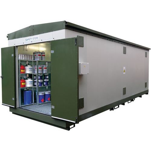 Relocatable Hazardous Material Store for Industrial Safety and Storage