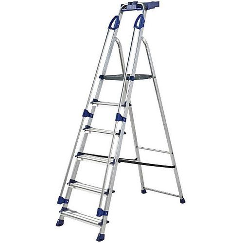 Werner Aluminium Professional Platform Step Ladder - 3 To 7 Treads