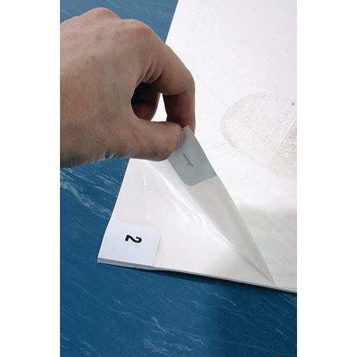 Disposable Entrance Indoor Tacky Mats With Rigid Backing - Clean