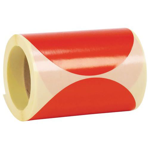 Roll of removable adhesive dots, dia. 150 mm - Manutan