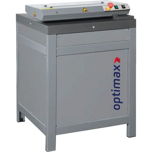 Optimax Electric Shredder - Shreds 12mm or 18mm Thick Paper/Cardboard