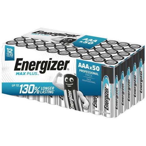 Max Plus AAA alkaline battery - 50 units - Energizer