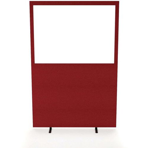 Office Floor & Desk Screen/Divider - Clear Window - Impulse+