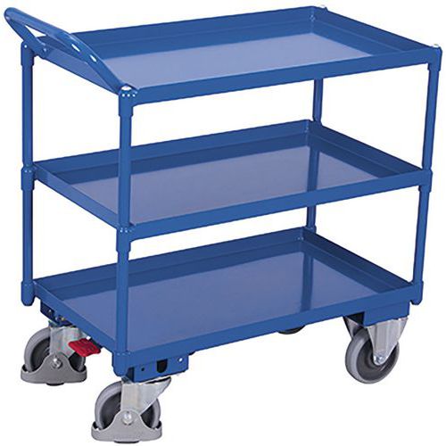 Trolley with three shelves