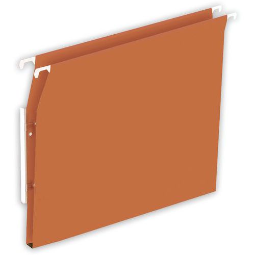 Kraft budget suspension file with connecting tabs - For cabinets and drawers - U-bottom Kraft budget suspension file with connecting tabs - For cabinets and drawers - U-bottom