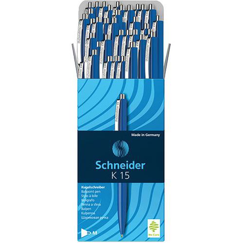 K15 ballpoint pen - Blue - Pack of 50 - Schneider