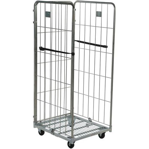 Roll Pallet With 3 Removable Sides