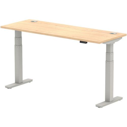 Electronic Height Adjustable Office Desk With Cable Port - Air