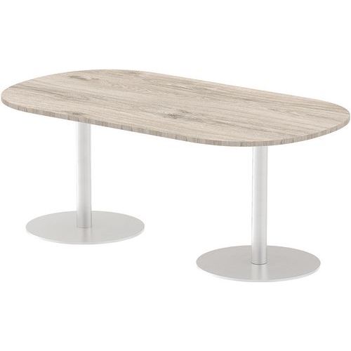 Long Bistro/Reception Tables - Large Round Bases - Italia Poseur