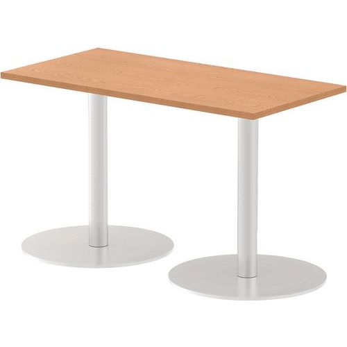 Rectangular High Meeting Tables In Italia Poseur Style