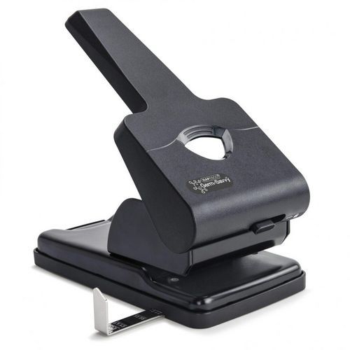 HD865-P black heavy-duty 2-hole punch 63-sheet capacity